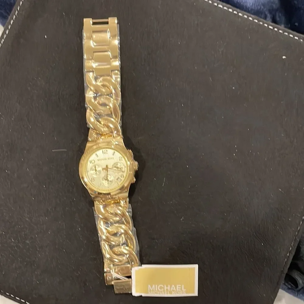 NIB Gold Runway Michael Kors Watch